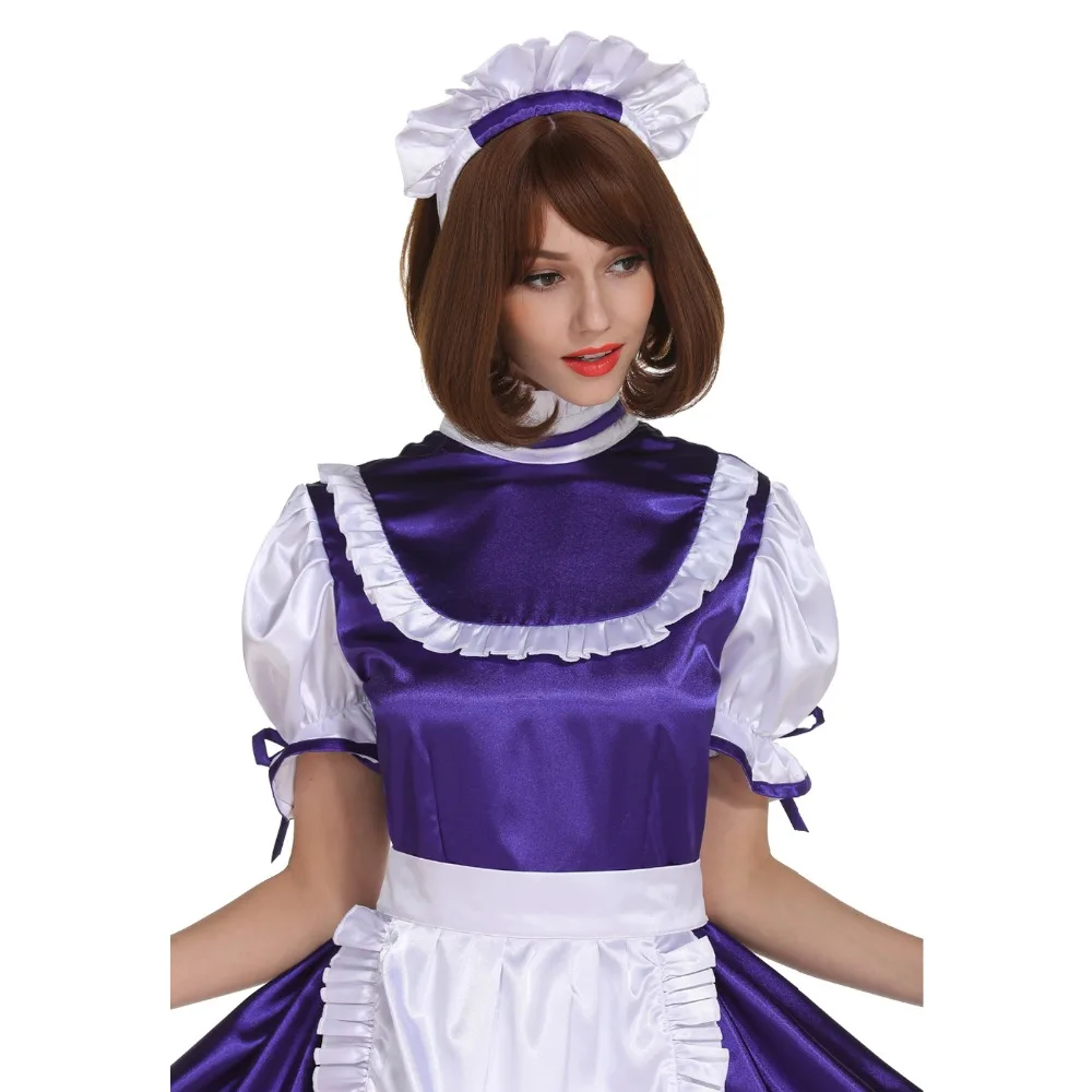 Женское платье с замком фиолетовое для косплея|cosplay costume|lockable dresscosplay maid costume |