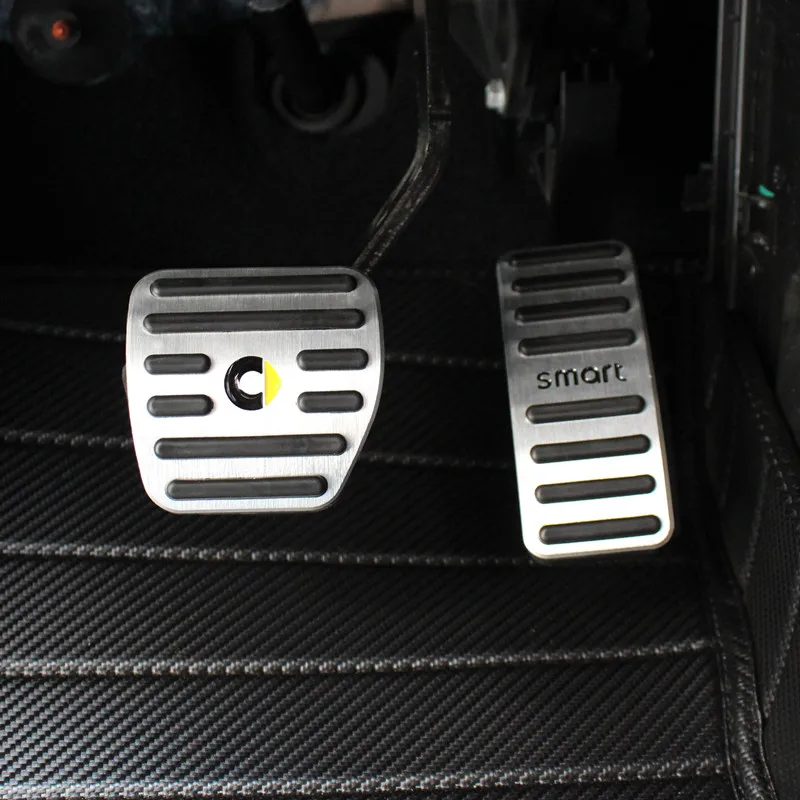 forfour fortwo453 C 2 шт. Нескользящая накладка на педаль тормоза из алюминиевого сплава для Mercedes Smart Forfour Fortwo 453 451 автозапчасти модификация - Название цвета: forfour fortwo453 C