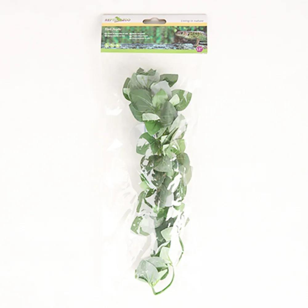 Artificial Hanging Plant Ivy Vine With Suction Cup For Gecko Lizard Tortoise Chameleon Reptile Tree Frog Vivarium Terrarium Deco | Дом и сад