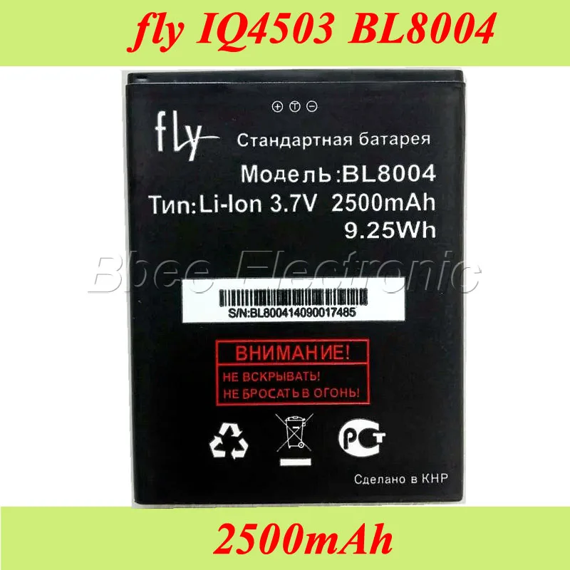 

Original 2500mAh BL8004 Battery For Fly IQ4503 Batterie Bateria AKKU Accumulator PIL
