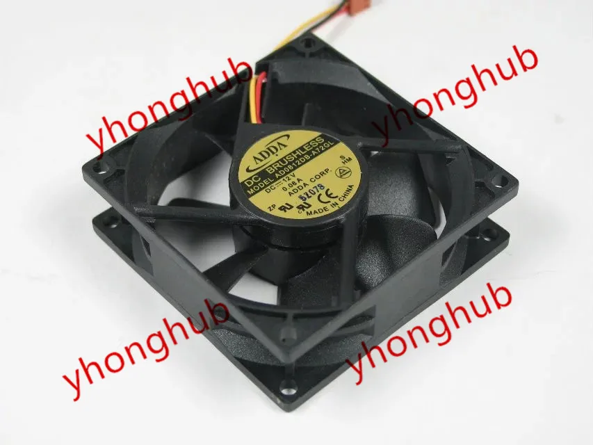 Охлаждающий вентилятор для сервера ADDA AD0812DB A72GL DC 12 В 0.08A 80x80x25 мм|square fan|server fandc fan 12v |