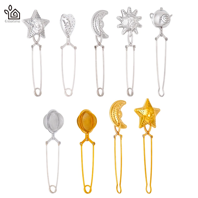 Энтертайм нержавеющая сталь чай фильтр Свободный Infusers диффузор для специй