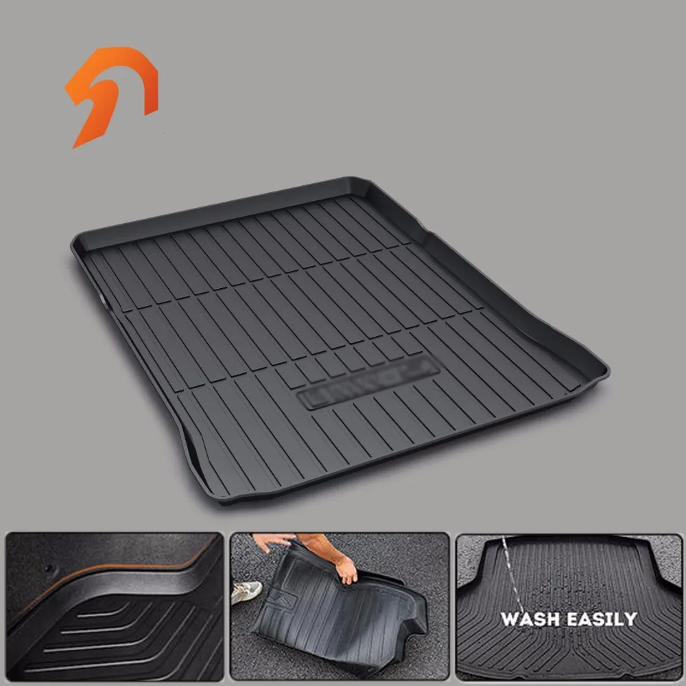 

Rubber Rear Trunk Cargo Tray Trunk Cover Floor Mats FOR BMW 5Series 2017 G30 BOOT LINER REAR