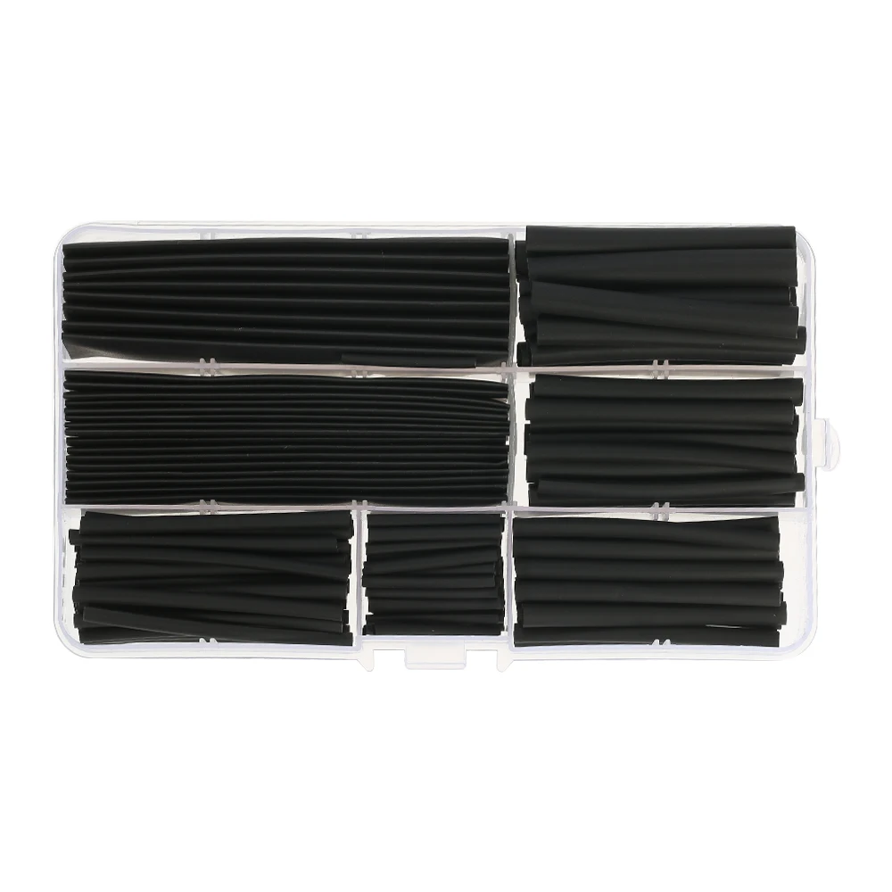 Термоусадочная трубка 150 шт. Полиолефиновая безгалогенная усадочная