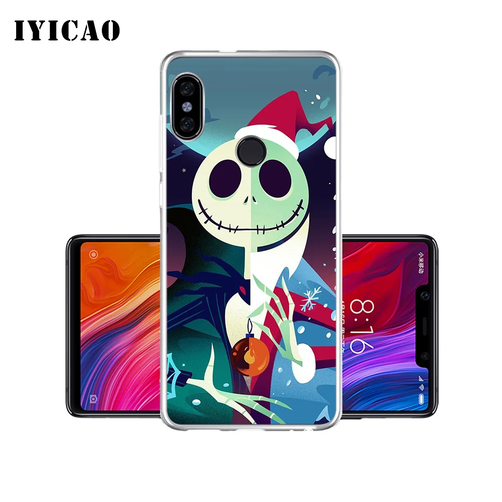 IYICAO Мягкий силиконовый чехол для телефона с кошмаром перед Рождеством Xiaomi Mi 9 8 SE 6