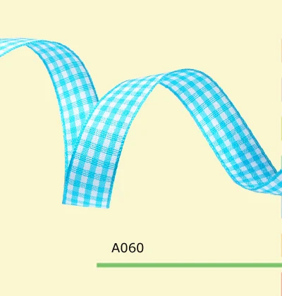 

7/8 "дюймов 22 мм синяя лента gingham