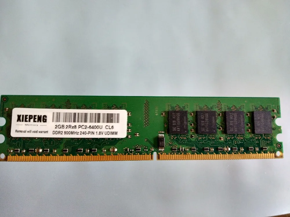 Настольная память 2 Гб 2Rx8 PC2 6400U DDR2 4 ГБ 800 МГц 1 2G 4G 6400 240 PIN NON ECC ОЗУ для настольных