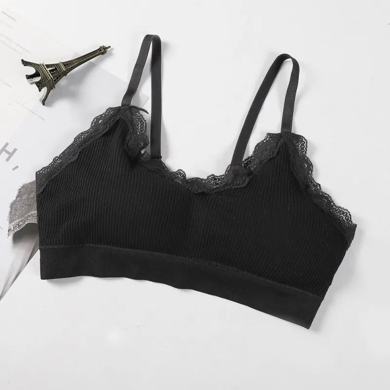 Женский бюстгальтер без косточек повседневный эластичный цельный на бретелях с