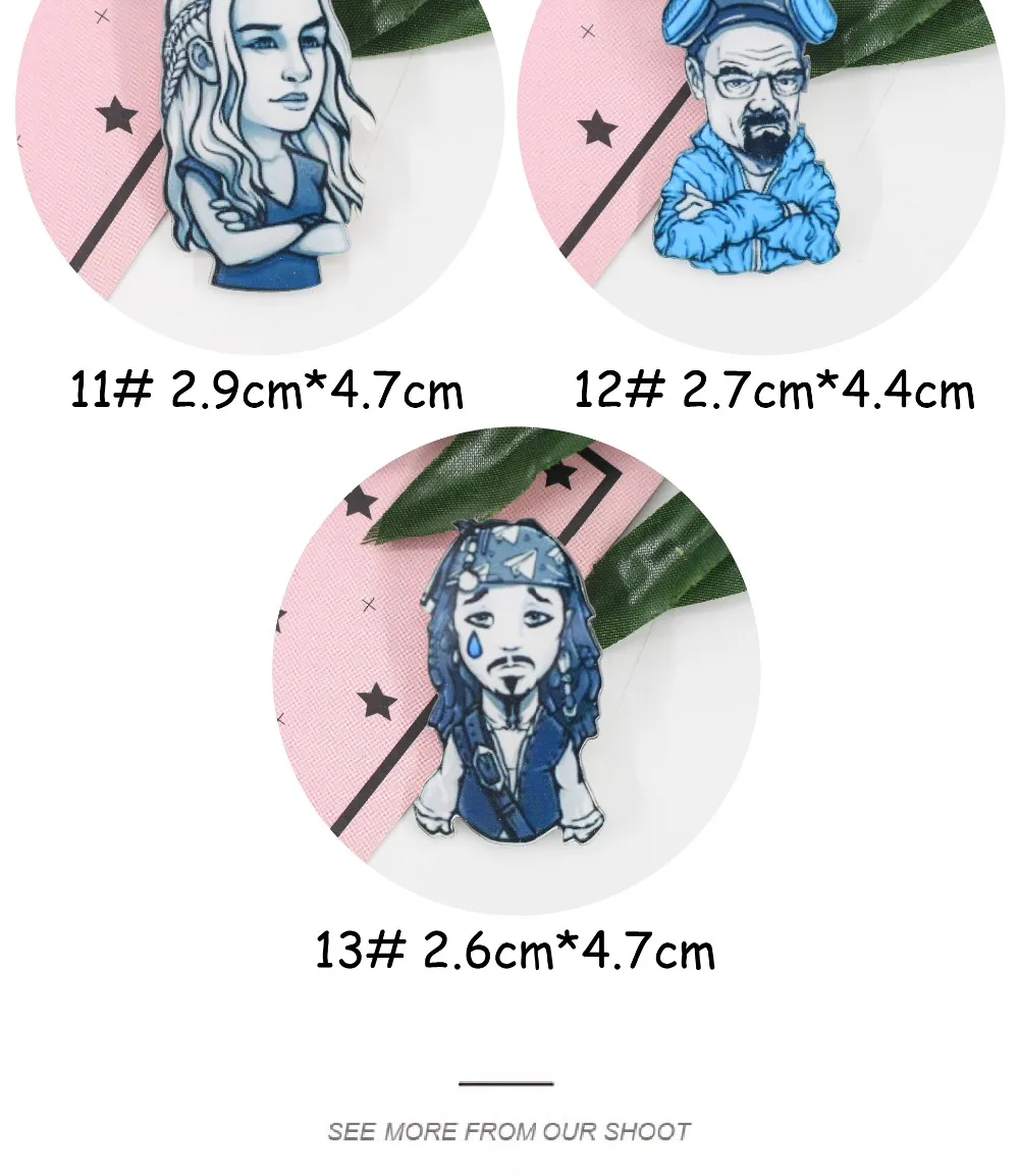 TQ 1 шт. микс крутой Робот мультфильм значки на булавке Kawaii значок bacgets на рюкзак значки на одежду акриловые значки Z19