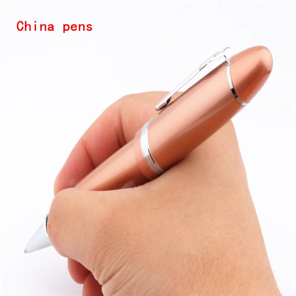 JINHAO 159 Розовое Золото Бизнес Офис средняя перо Шариковая ручка новинка |