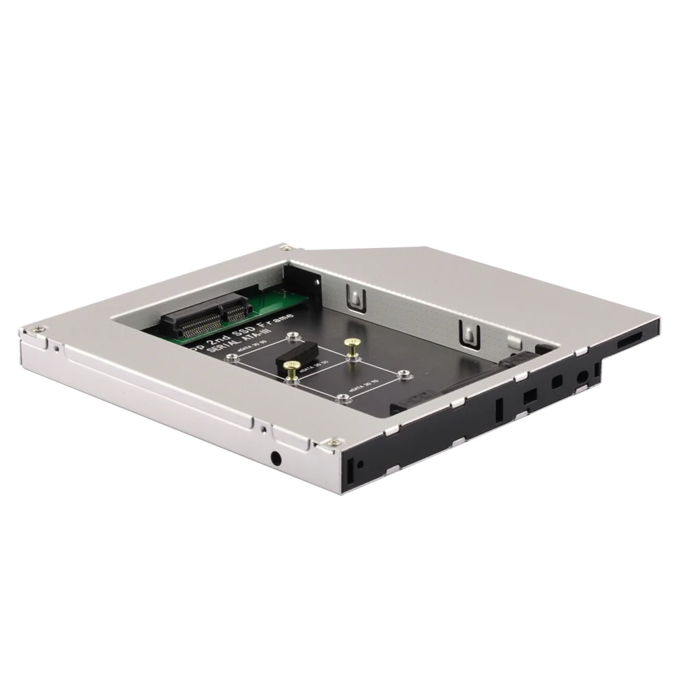 DeepFox  2-   SSD caddy 12, 7  mSATA 3, 0       DVD CD-ROM Optibay