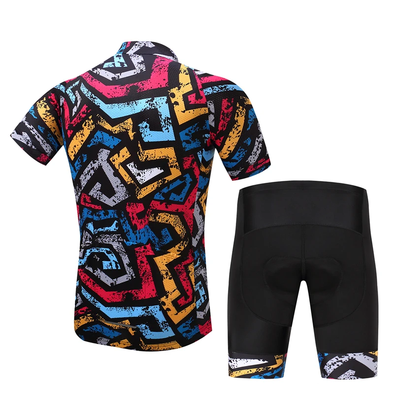 2018 Летний стиль с коротким lightning Велосипеды Джерси комплекты мужчины Ropa Ciclismo Майо