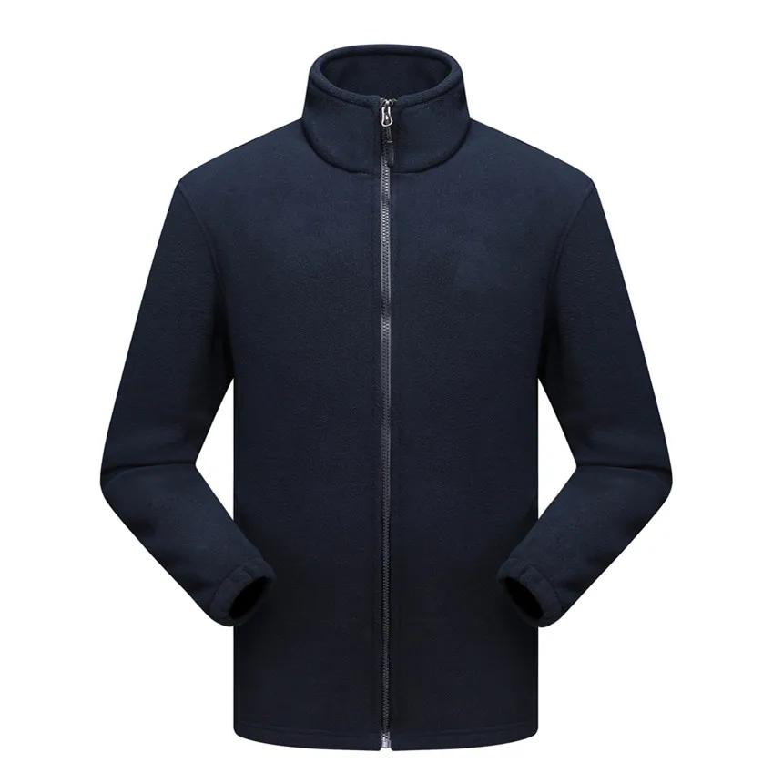 Men Dark Blue Mountainskin осенне-зимние женские мужские флисовые походные куртки для спорта на открытом воздухе, кемпинга, походов, альпинизма, теплые лыжные мужские пальто VA463 - Цвет: Men Dark Blue