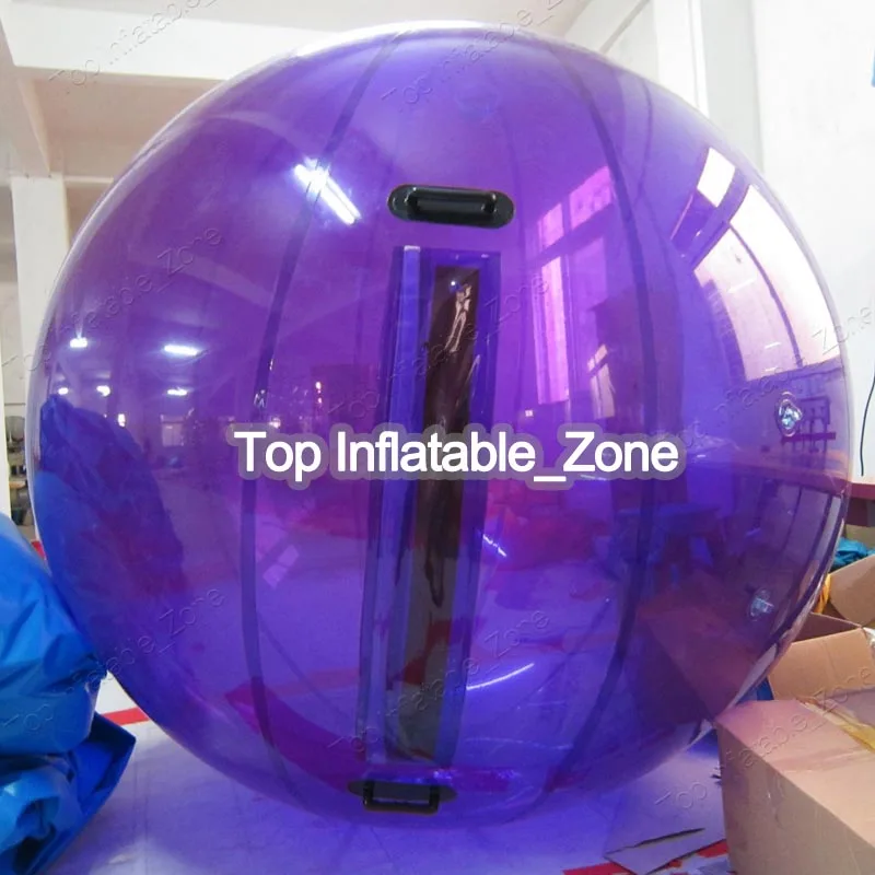 purple ТПУ zorb мяч водяные шары 2 м дизайн, супер качество пузырь езды, надувные шары для Прогулки по воде - Цвет: purple