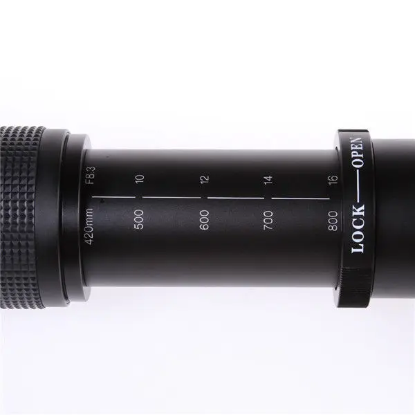 420-800 мм F/8,3-16 телефото зум-объектив для Canon Nikon Pentax sony Dslr камер