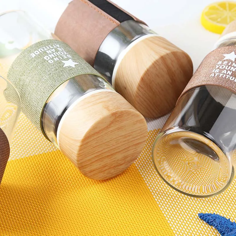 Толстая настенная кофейная кружка из высокосиликатного стекла 400 мл стеклянная