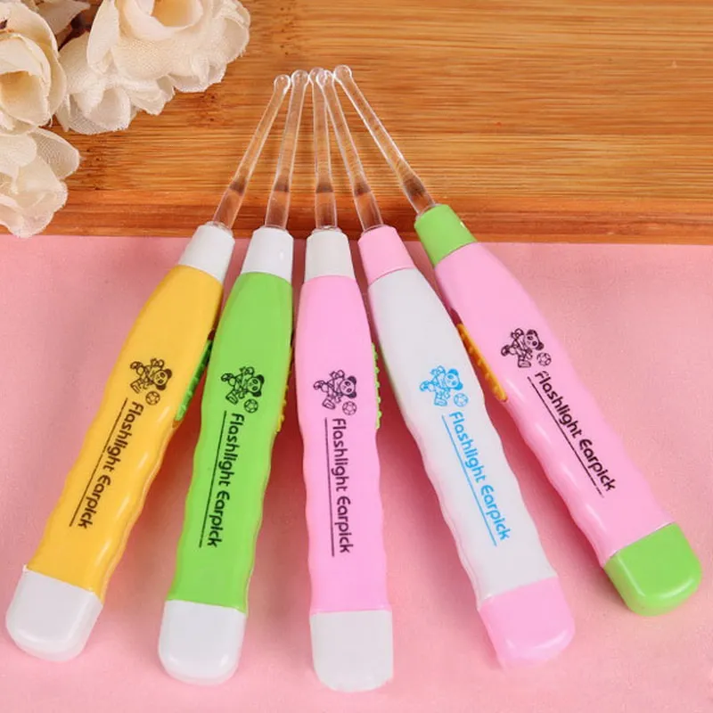 Ушной воск для удаления светодиодных фонариков инструмент чистки ушей