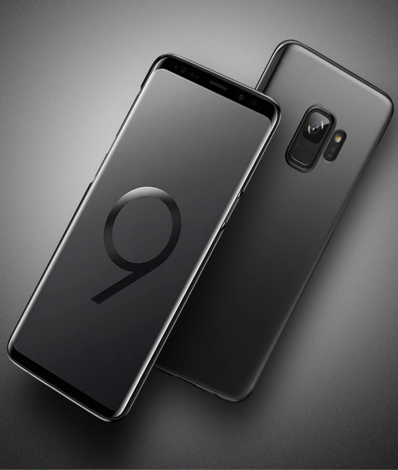 Розовое золото чехол для samsung Galaxy S8 S9 S10 плюс S10e простой чехол из поликарбоната на A8 A6 A5 A7 A3 Пластик Coque
