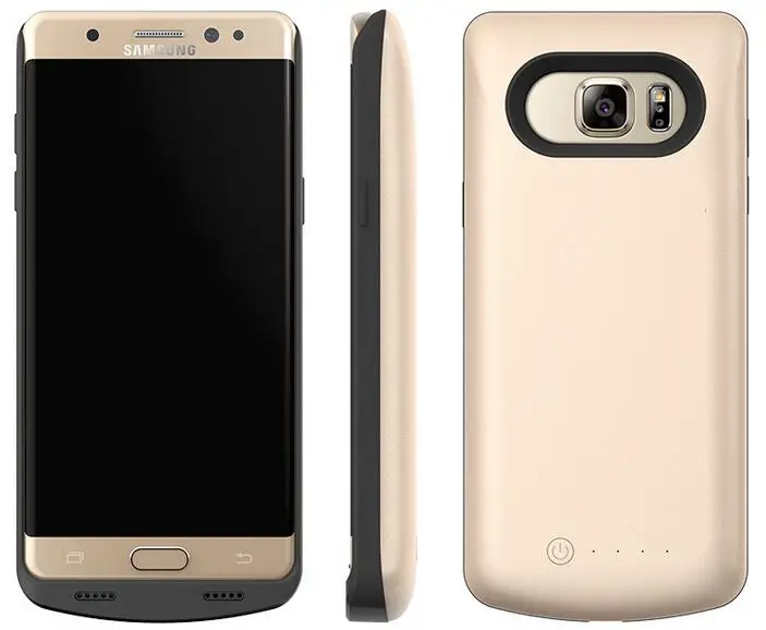 Gold NEWDERY 5000 мАч зарядное устройство чехол для samsung Galaxy Note 7/FE Роскошный внешний резервный банк питания зарядное устройство чехлы из термополиуретана чехлы - Цвет: Gold