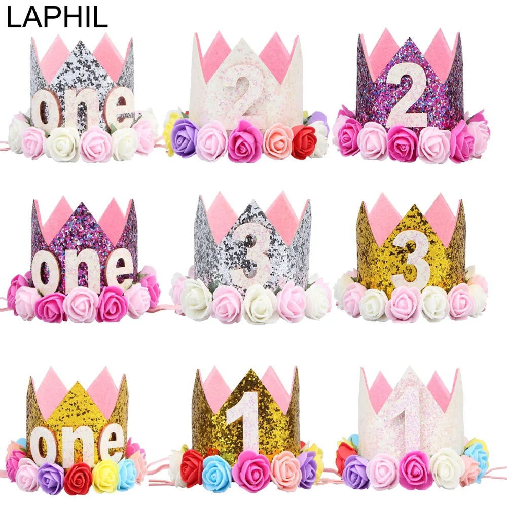 Детская шляпа для первого дня рождения LAPHIL|Шляпы вечеринок| |