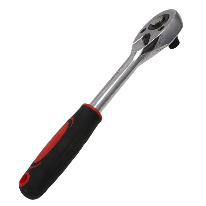 

Ratchet Handle Wrench 1/4" 3/8" 24 Teeth Cr-V High Torque Two-way Spanner Key Socket Drive For Quick Release Hand Tools