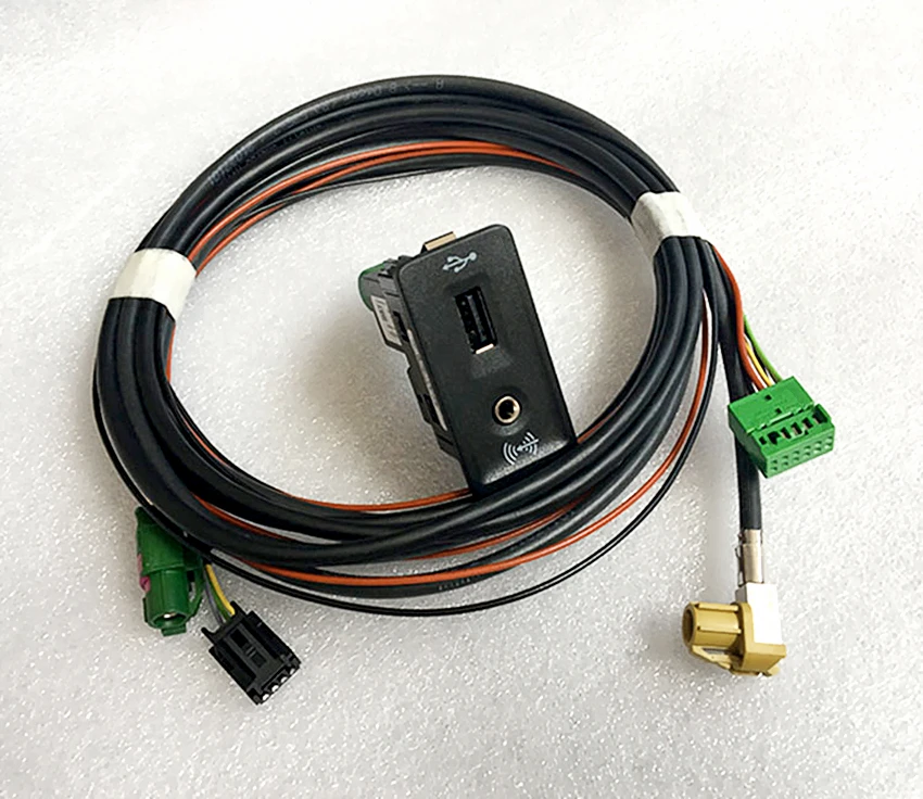 Для Golf 7 MK7 CARPLAY USB AUX CarPlay MDI USB AMI установочный Разъем Жгут 5QD035762E 5G0035222E