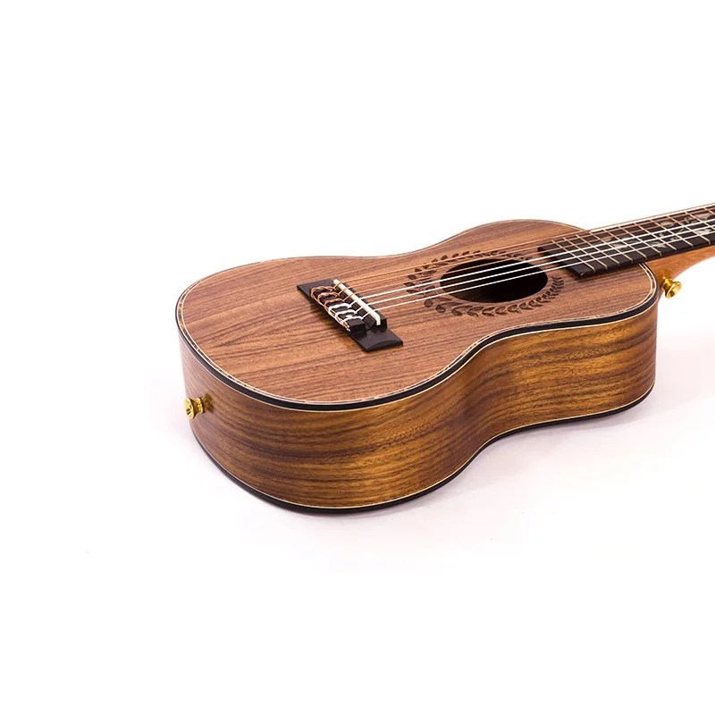 Kach MGH-30, 28 дюймов, тигровая Акация, сопрано, укулеле, ручная работа, деревянная мини-гитара, для детей, 6 струн, гитара lele, акустическая гитара