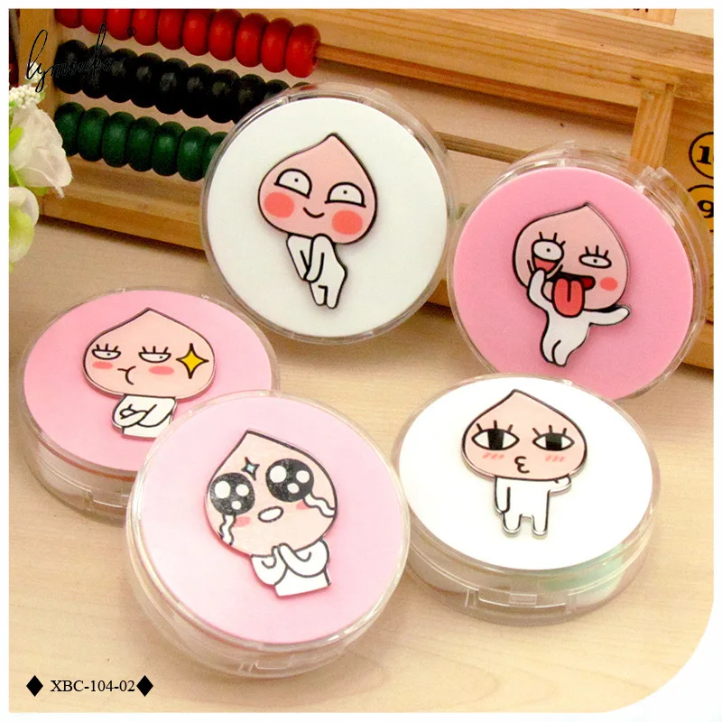 Чехол для контактных линз Lymouko с зеркалом Переносной Контейнер линз|contact lens case|lens