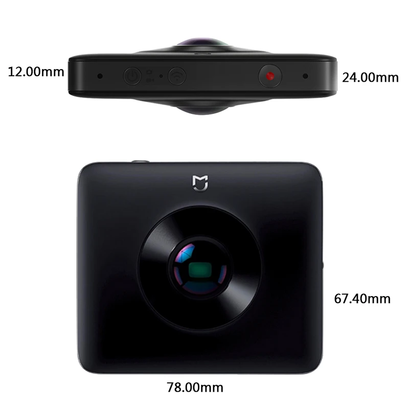 Xiao mi jia Panorama Action 360 видеокамера Sphere camera Ambarella A12 3 5 K видео запись Спортивная камера