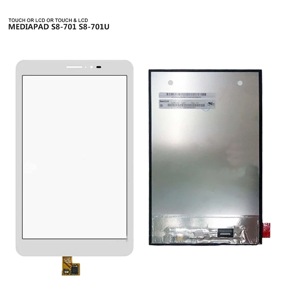 3G для Huawei Mediapad T1 8 0 S8 701u / Honor Pad ЖК дисплей Панель комбо сенсорный экран Стекло