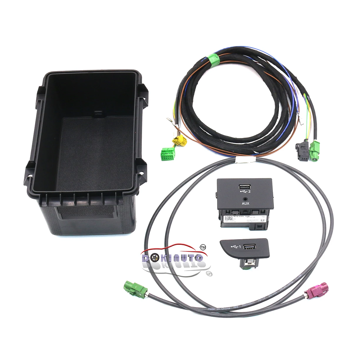 Для Audi A3 8V MIB 2 CarPlay MDI USB AMI Установите вилку переключатель и жгут полный комплект