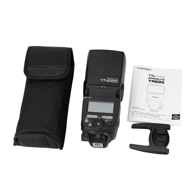 YONGNUO YN685 YN-685 Беспроводная HSS i-ttl вспышка Speedlite для Canon 1300d 1100d 6d 5d mark iii для Nikon d5300 d7200 d3400 d7000