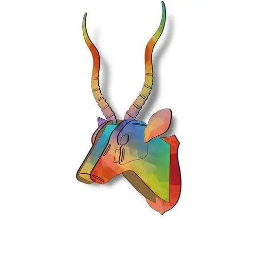 Новинка 3D деревянное ремесло искусство животных на стену украшение для дома