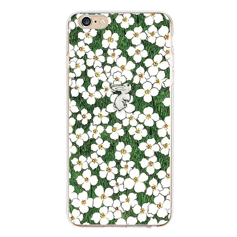 Mandala Soft Clear TPU Phone Case For iPhone 4/4s 5 5s 6 6plus 7 8plus x Silicone Flora Leaf Coque CoverFree Shipping | Мобильные