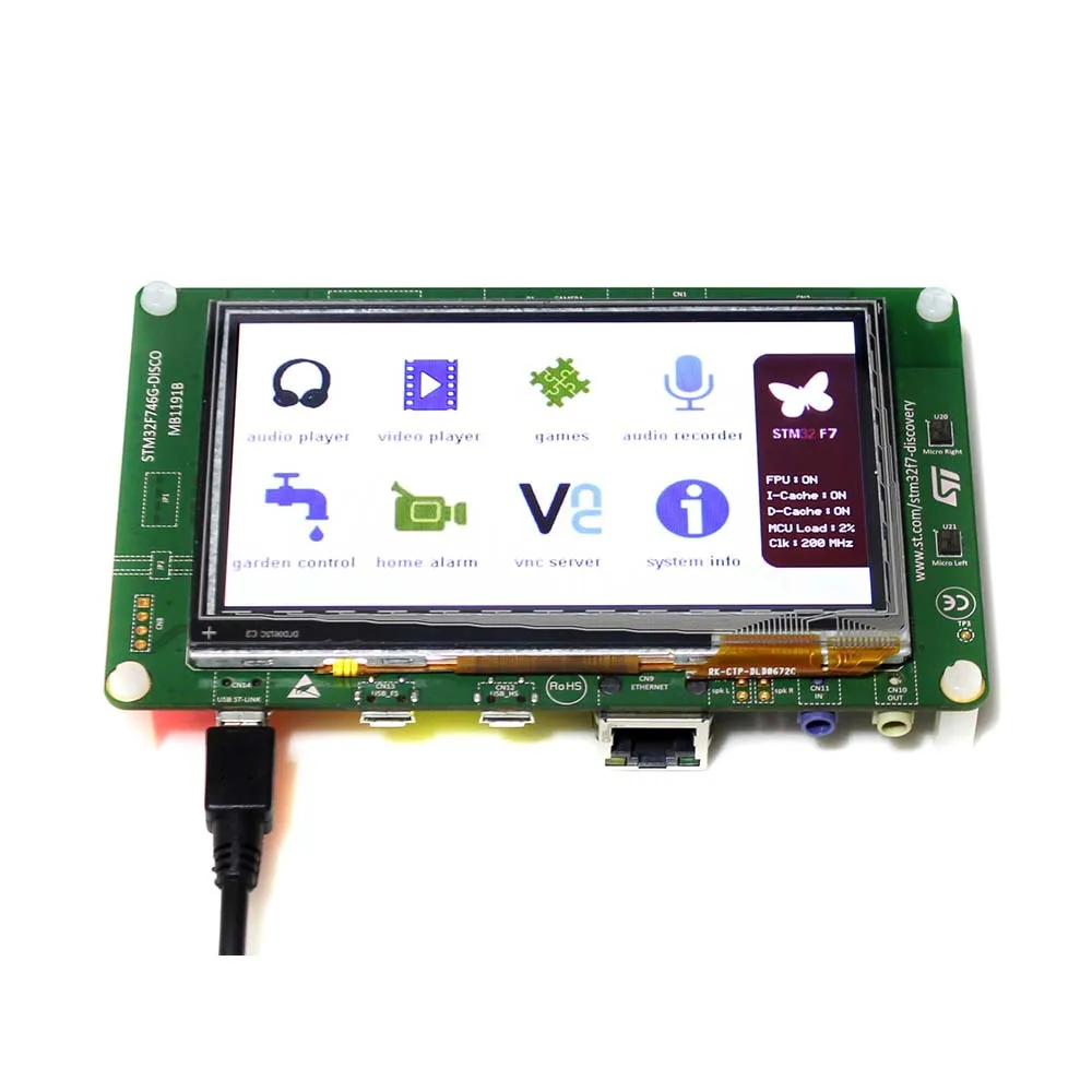 Оригинальный 32F746GDISCOVERY STM32F7 Discovery Kit с системой управления MCU|Аксессуары для