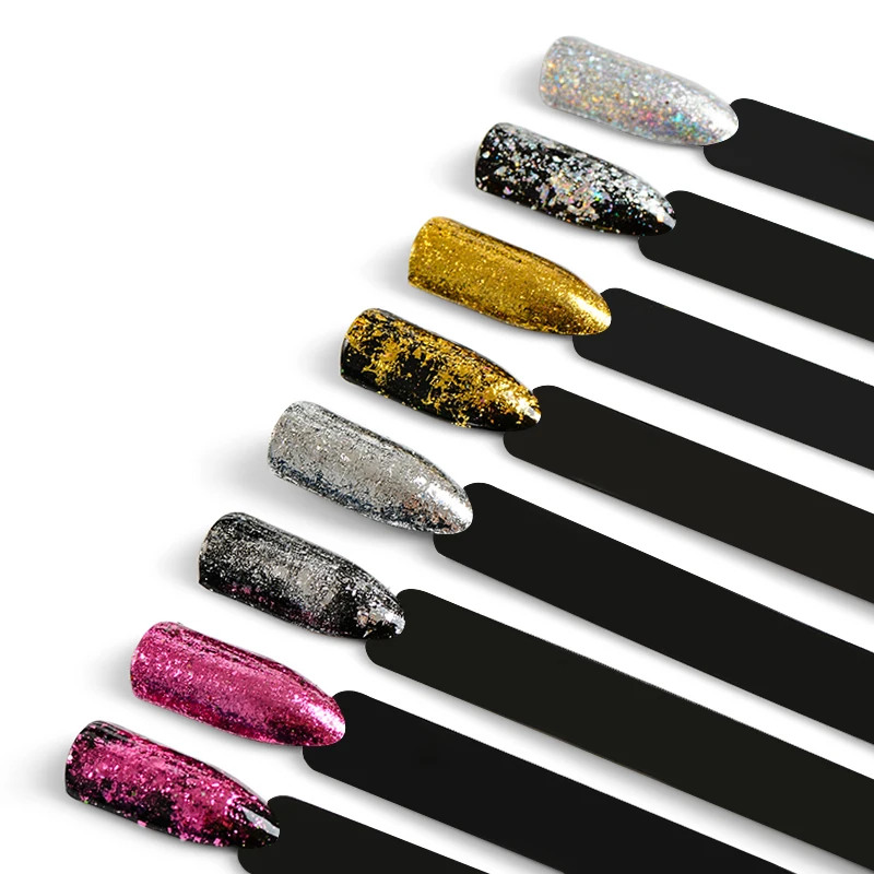 Алюминиевые хлопья для ногтей блестки порошок Волшебное зеркало блестит