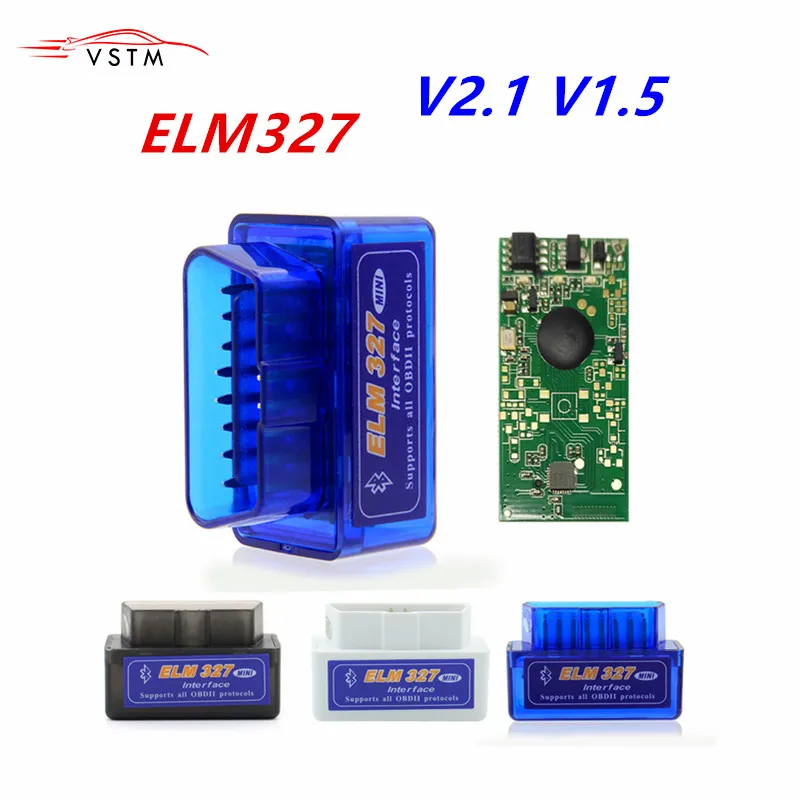 Super Mini ELM327 Bluetooth OBD2 V2.1 V1.5 Автомобильный сканер OBDII автомобильный ELM 327 Тестер