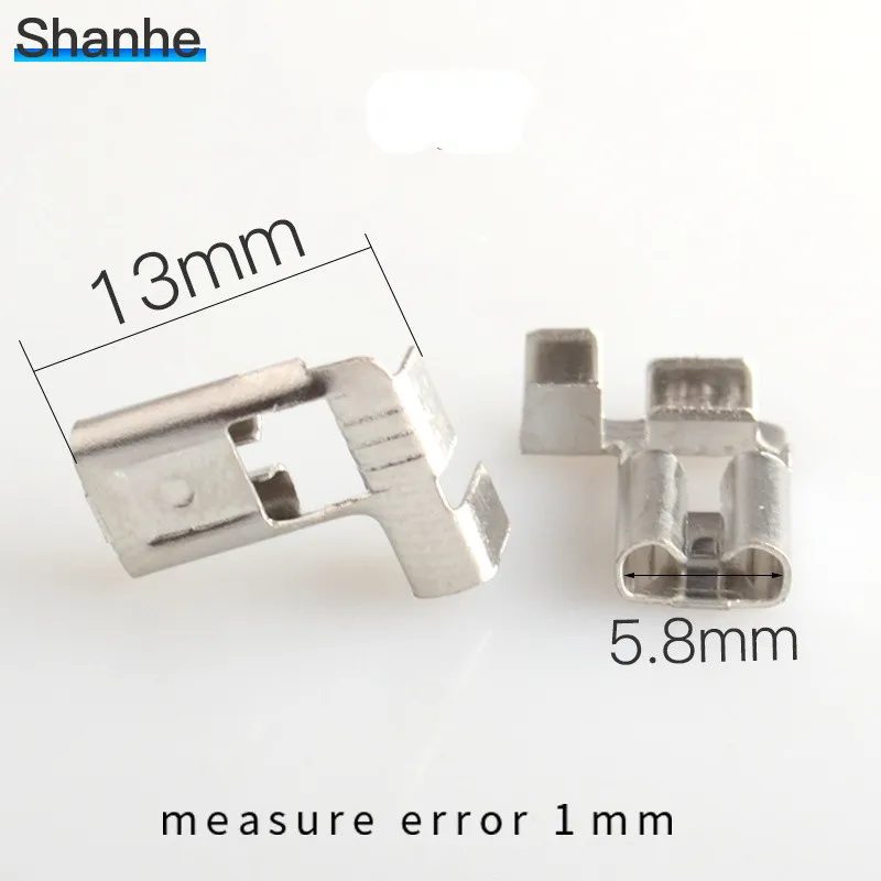 50 шт. обжимной клеммный разъем типа флага|crimp terminal spade connector|crimp spadespade connector |