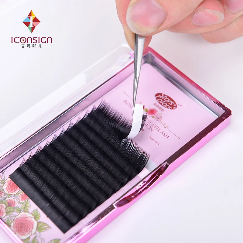 20 boxes/lot Eyelashes J/C Curl 8-12mm individual Natural Lashes Silk Natural Eyelash Cilia Makeup Extention