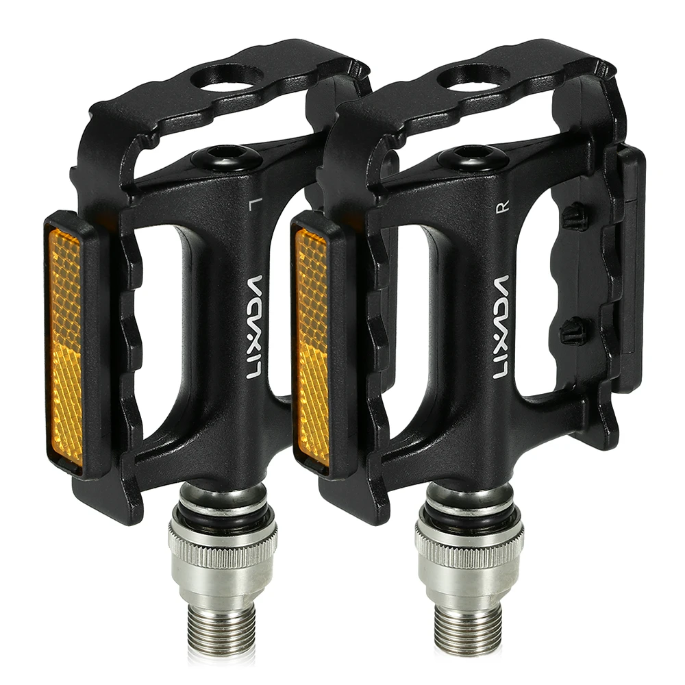 

Lixada MTB Road Bike Bicycle Cycling Pedals Bike Quick Release Pedals Bicycle Cycling Platform Pedal with Pedal Extender Adapter