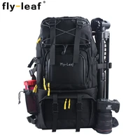 ems hot sale flyleaf fl303 double shoulder camera bag professional slr aluminum digital laptop bag the big bag