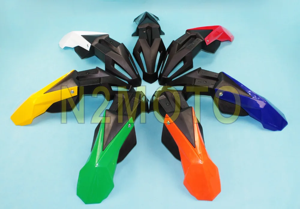 Универсальный грязевой брызговик Supermoto переднее крыло мотоцикла для BMW DRZ KX YZ WR XR