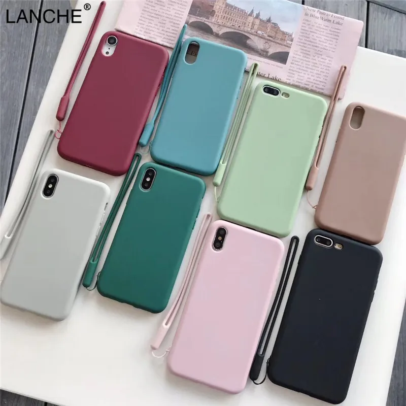 LANCHE Мягкий матовый ТПУ чехол для телефона huawei P30 Lite P20 Коврики 20 10 Pro P10 плюс Y9 Y5 2019