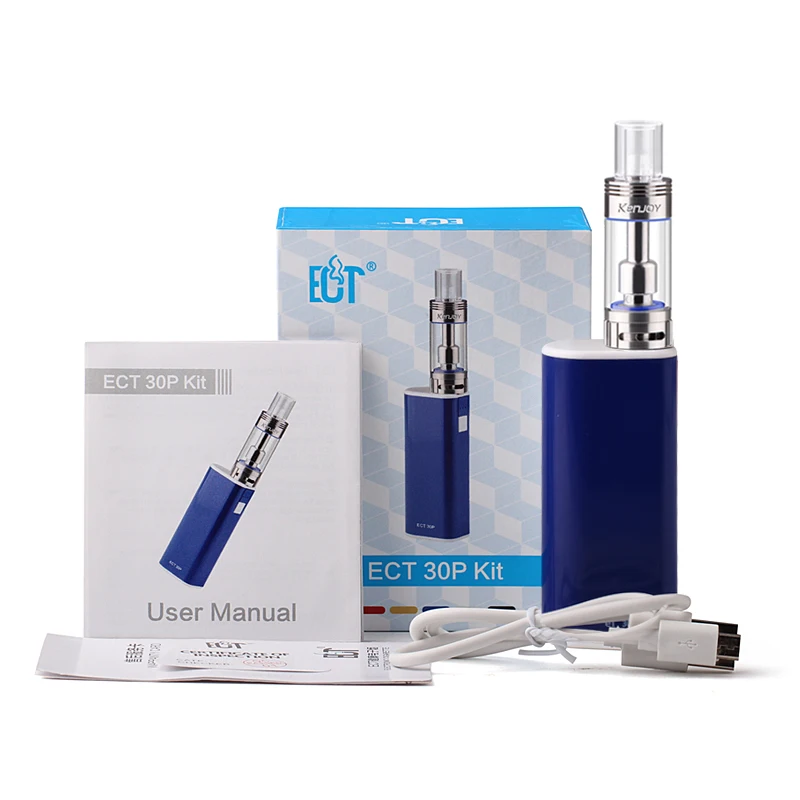 Electronic Cigarette Kit New ECT eT 30P E-Cigarette Vape Mod E Hookah 30W Box Ego Pen Vaporizer Vot Mini Atomizer X3000 | Электроника