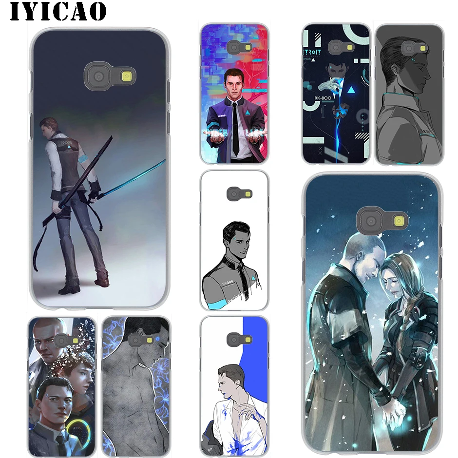 IYICAO Detroit становится человеком жесткий чехол для Samsung Galaxy J6 J5 J1 J2 J3 J7 2017 2016 2015 Prime US EU