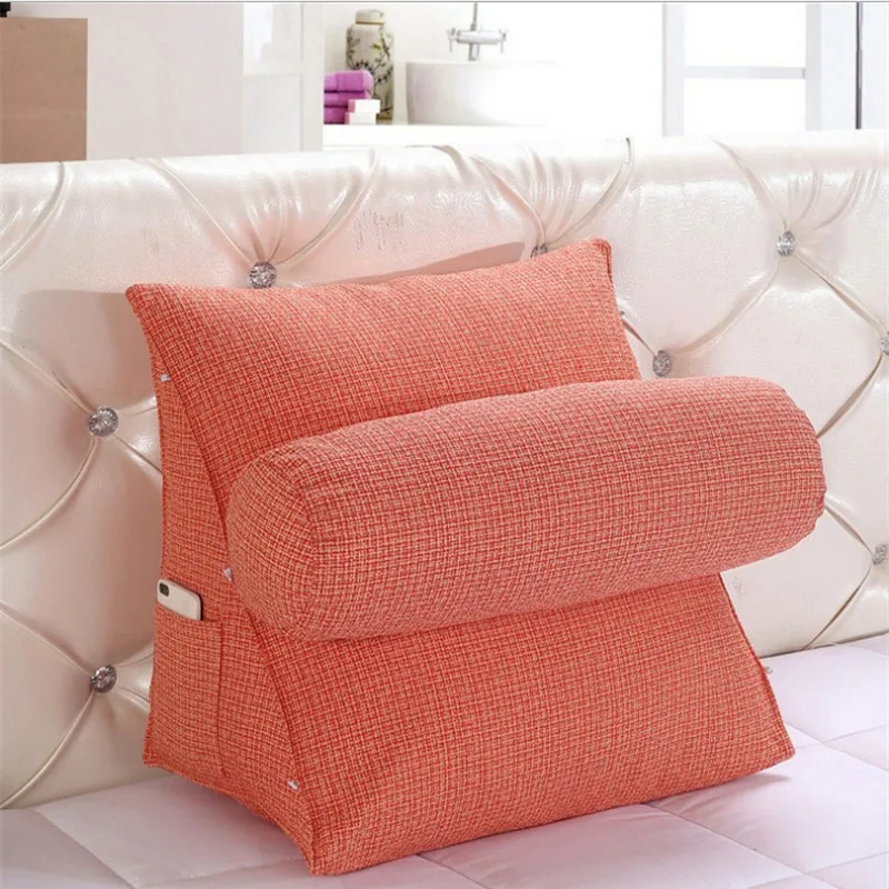 Регулируемая подушка на танкетке для дивана стерео треугольная спинку спинки