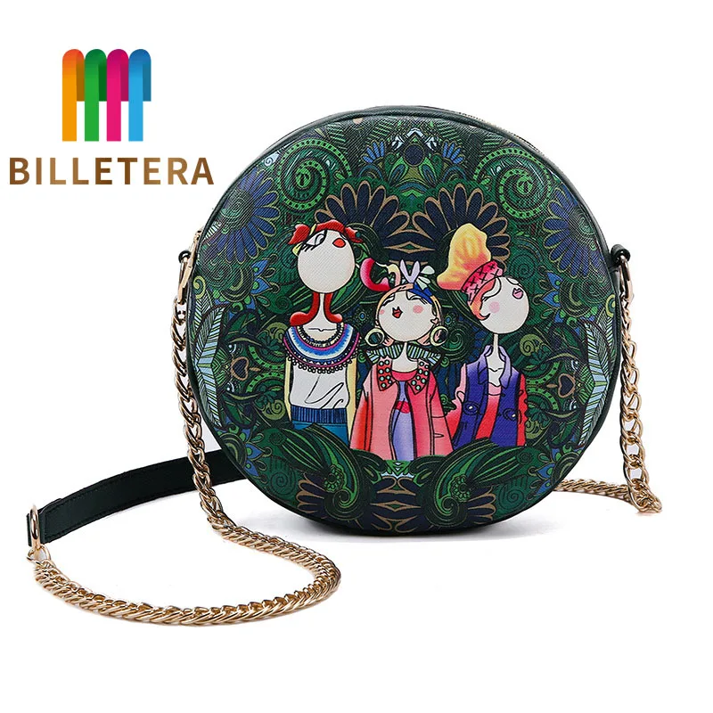 BILLETERA маленькая круглая модная женская сумка на плечо простая | Багаж и сумки