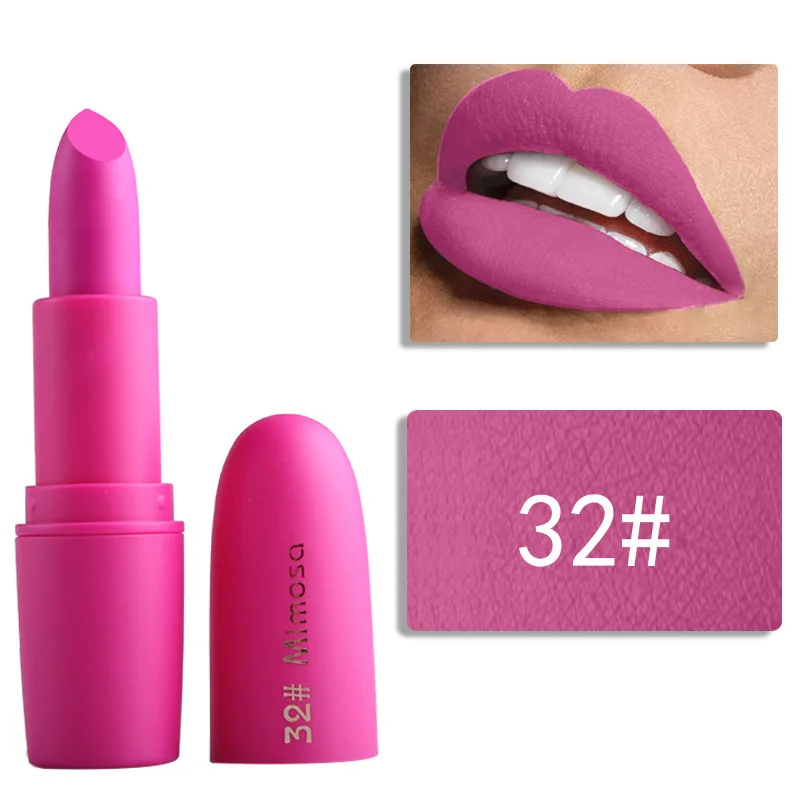 Beauty Make Up Lipstick Cosmetic Waterproof Long-lasting Matte Glossy Lip Gloss Stick Balm Makeup Lipsticks |