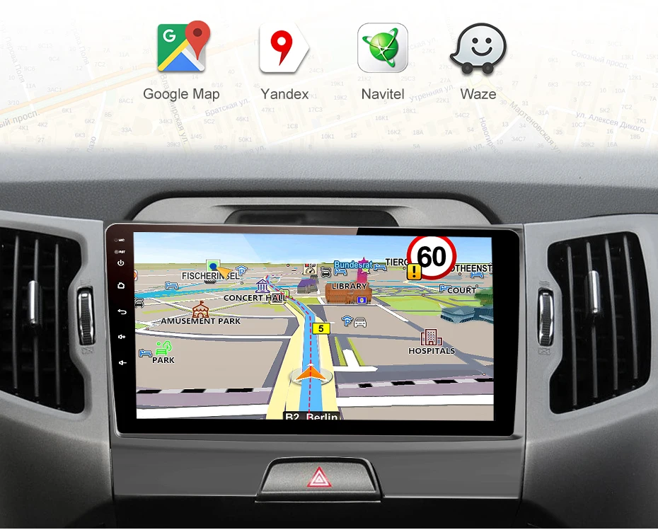 Junsun 2 Din мультимедийный видео плеер Android 8,1 gps навигация для KIA Sportage 3 4 2010- хэтчбек головное устройство без dvd слот