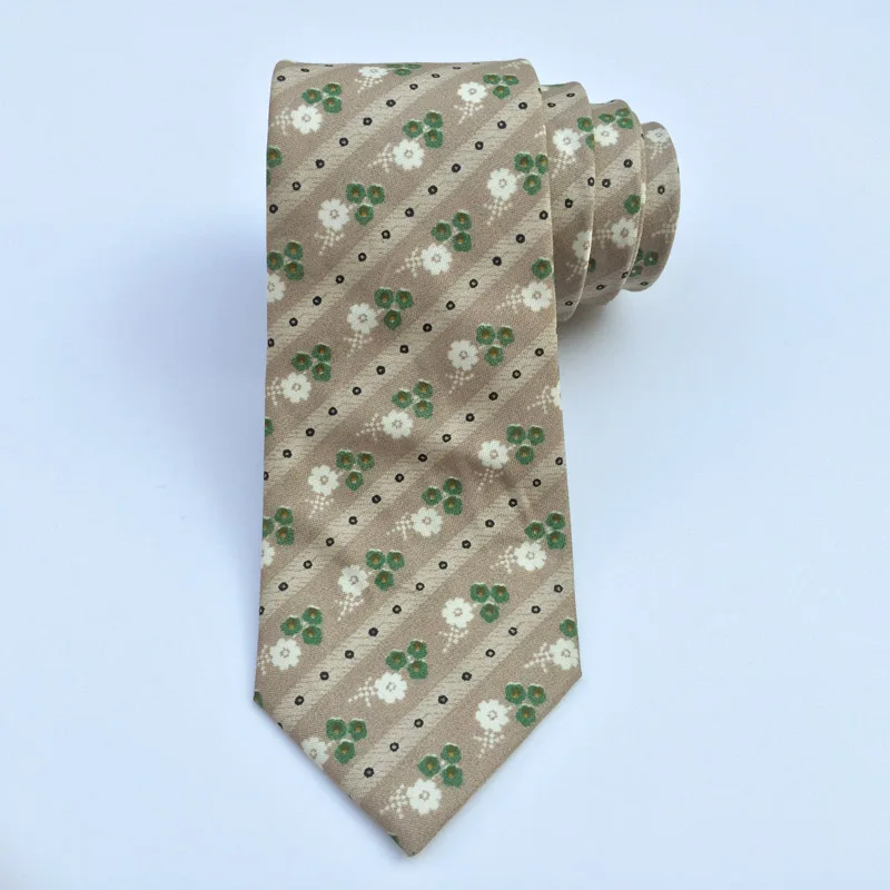Галстук мужской с цветочным принтом 7 см | Аксессуары для одежды